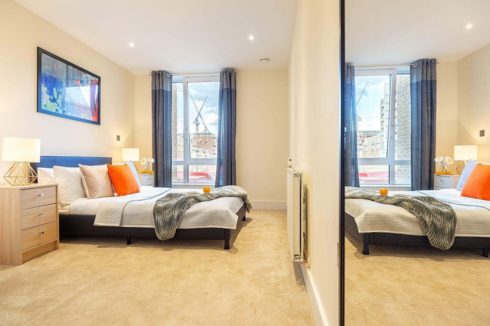 Two Bedroom Serviced Apartment With Balcony In Weymouth Building, Deacon Street London Exterior photo